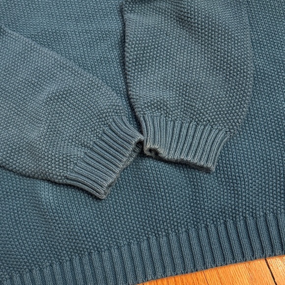 Liz Claiborne Cotton Sweater Women’s Blue Knit Pullover XL - Picture 5 of 5
